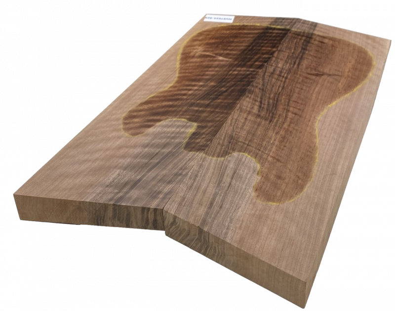 Body European Walnut AA, 2-pc. bookmatched Unique-Piece #029